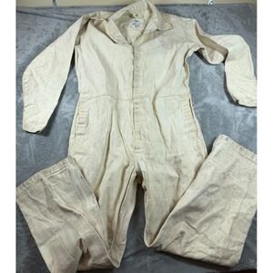 Vtg 1960s-70s US Military Explosive Handler Coveralls Cotton M Regular